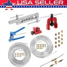 25 Ft 316 14 Complete Brake Line Tubing Kit And 30 Fitting And 4 Unions New 25 Ft 316 14 Complete Brake Line Tubing Kit And 30 Fitting And 4 Unions New