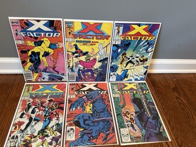 X-Factor Comic Lot Issues #11, 12, 28, 32, 33 & 35 (Marvel Comics) FN To VF