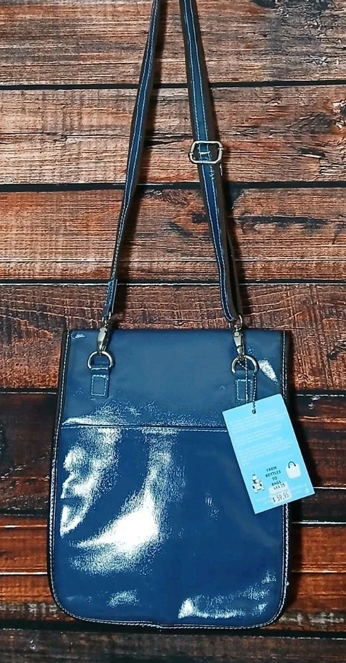 Bolso Bandolera Urban Junket Correa Ajustable Ecológico Reciclado Azul Nuevo con Etiquetas Foto 4 de 4