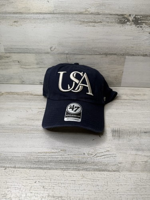 #ad 47 Brand USA Franchise Navy Blue Clean Up Adjustable Hat Mens Size: OSFM New $27.99
