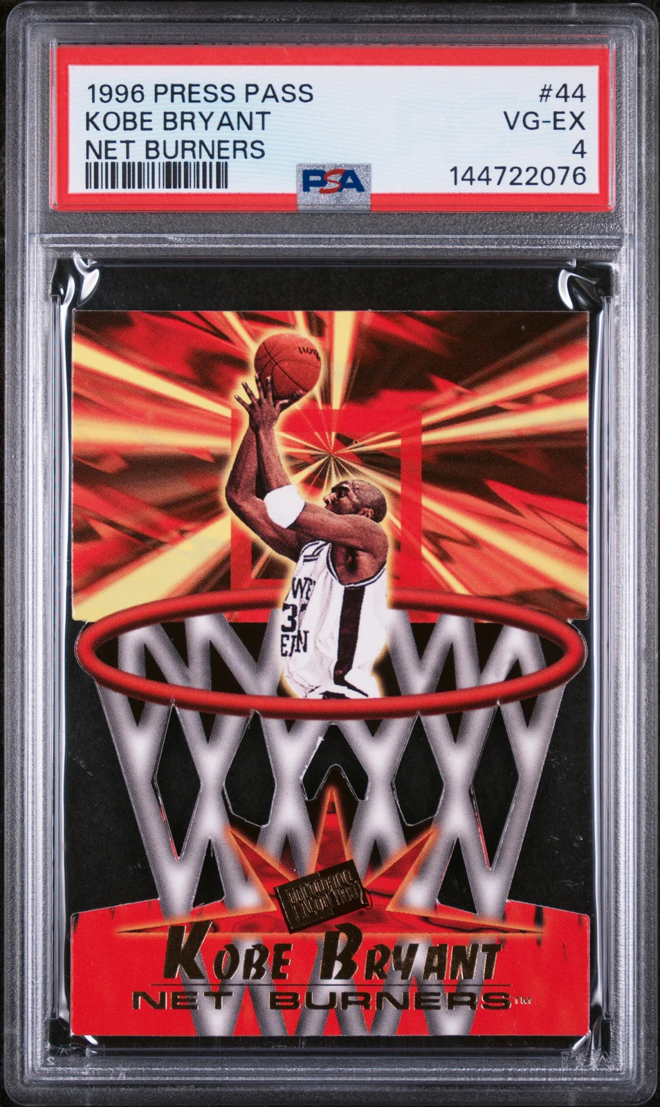 1996 Press Pass Net Burners Kobe Bryant #44 PSA 4