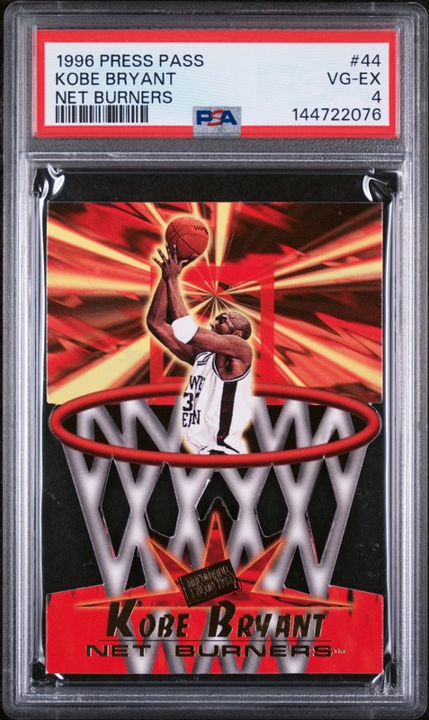 1996 Press Pass Net Burners Kobe Bryant #44 PSA 4