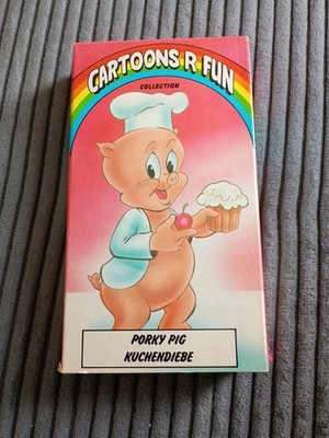 Cartoons R Fun Porky Pig Kuchendiebe VHS Kassette