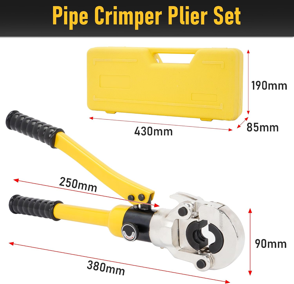 10T Hydraulic Pipe Crimping Tool for Stainless Steel Pipes Pressing ...