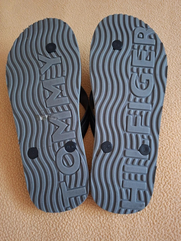 Sandales Tongs Flip Flop Plage Été Vacances Tommy Hilfiger Pointure 39/40 - Photo 3/4