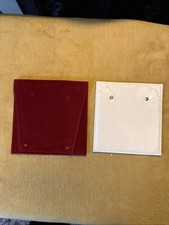 Genuine Cartier Red Velvet Necklace Travel Pouch , VGC