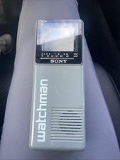 Sony Watchman Handheld Flat Black & White TV Model FD-10A