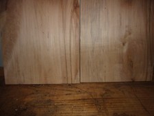 2 PC HARD MAPLE CHARCUTERIE CUTTING BOARDS KILN DRIED LUMBER B19B 15/16" THICK