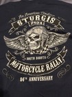 Sturgis Motorcycle Rally Harley Davidson 2024 Winged Skull Shirt Sz 3xl Navy Blu