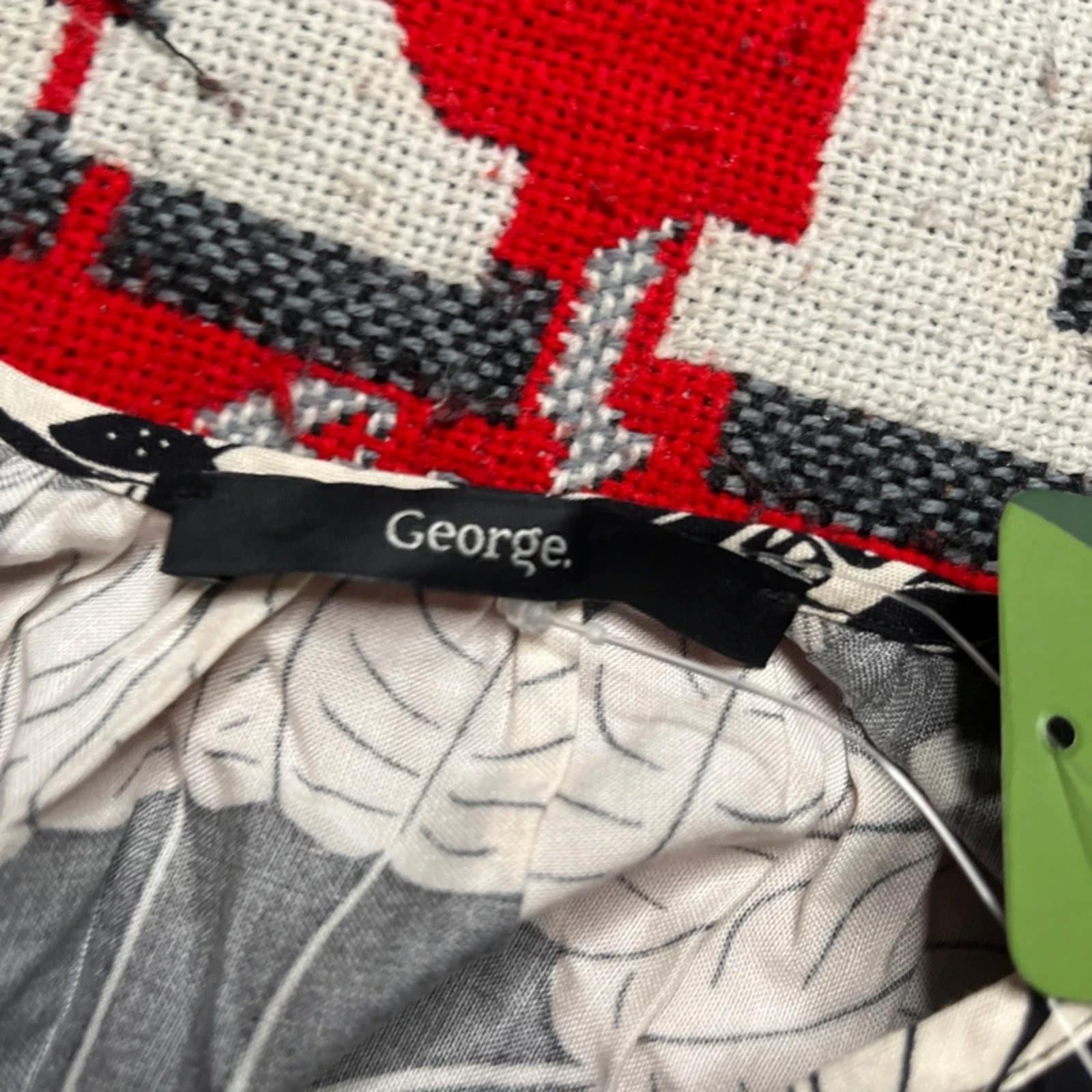 George BNWT Women’s Jungle Patterned Long Summer Dress | Size 8 image 4