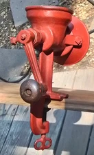 Vintage Hand Crank WW COFFEE/GRAIN MILL Weber Workshops w Table Clamp