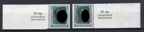 DR-3.Reich 648+650 Marche Single Blocked MNH Mint 38EUR