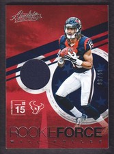 2016 Absolute Football Card Rookie Force JERSEY #40 Will Fuller /99. rookie card picture