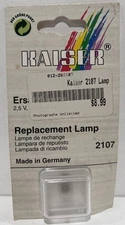 Kaiser Bulb for Diascop Slide Viewer # 2107 2.5V E10 Screw Base- New
