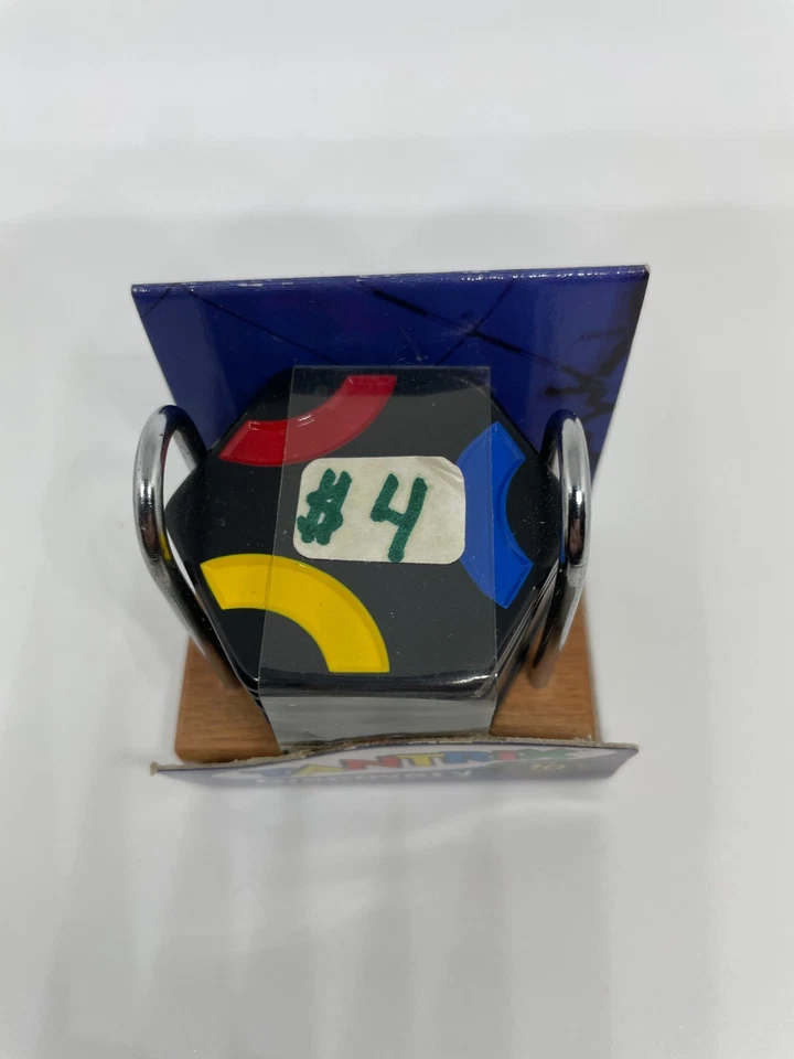 NEU VINTAGE 1997 TANTRIX DISCOVERY FAMILIENSPIEL ENTHÄLT 10 STEINE HOLZ METALLSOCKEL - Bild 4 von 4