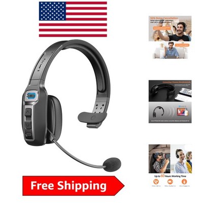 On-Ear Bluetooth Headset with Mute Button & 65Hrs Runtime   Perfect for Truckers