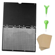Braille Writing Board Set Professional Portable Convenient 27 Lines 30