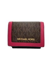 MICHAEL KORS Tri-fold Wallet PVC BRW Women's 35FG3GTVD0B