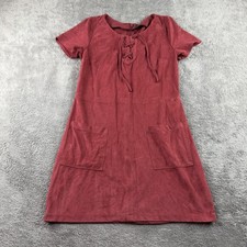 Hollister Dress Womens Medium Red Short Sleeve