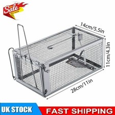 Rat Trap Cage Small Live Animal Pest Rodent Mouse Control Catch Hunting Trap NEW