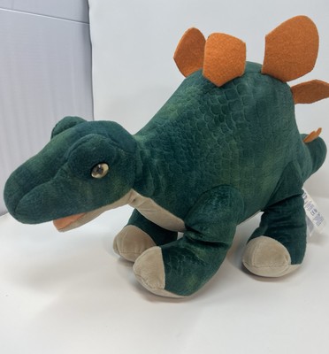 B-A-B Build a Bear Stuffed Animal Green Stegosaurus Plush 17''