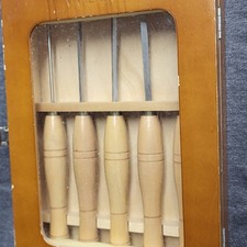 Tools Lathe Chisel Set 5 Boxed NEW Midi Wood Turning Tools