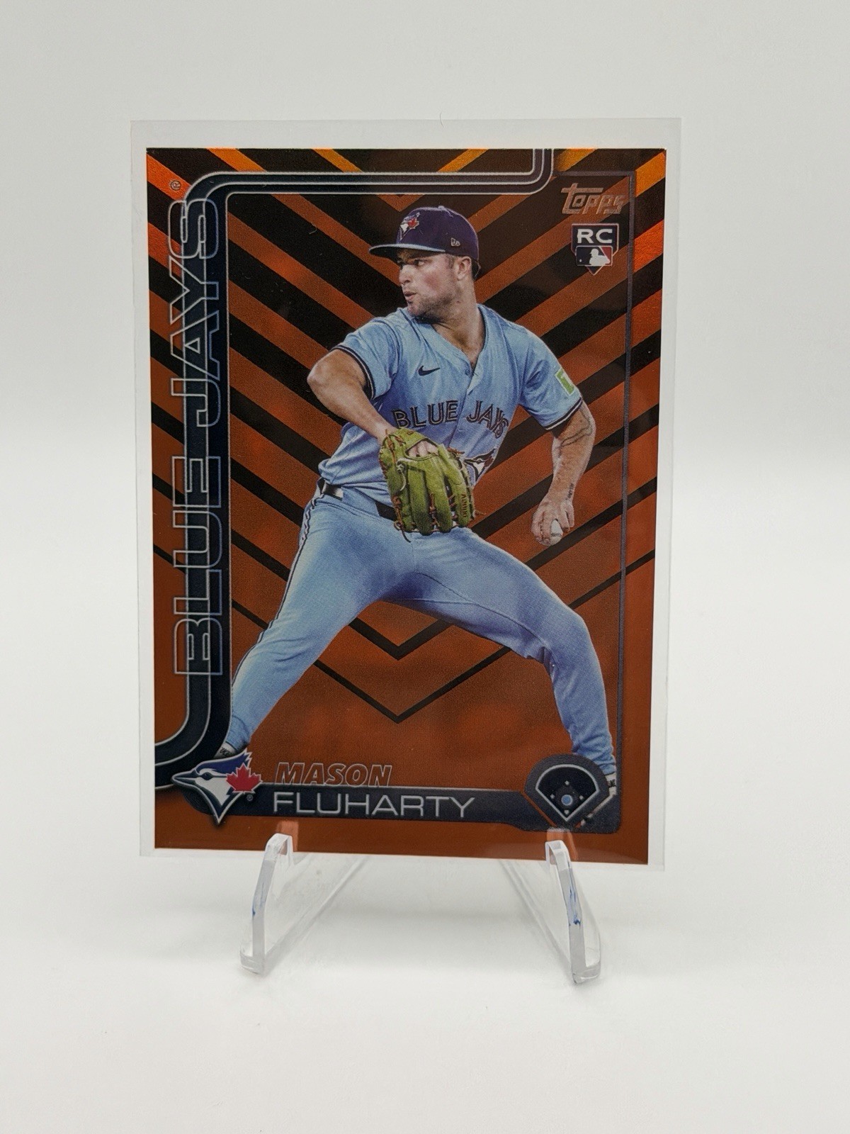 2025 Topps Update Series - Mason Fluharty #US138 Holiday Foil (RC)