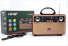 ALTAVOZ PORTÁTIL RADIO BLUETOOTH/USB NS-8096BT VINTAGE