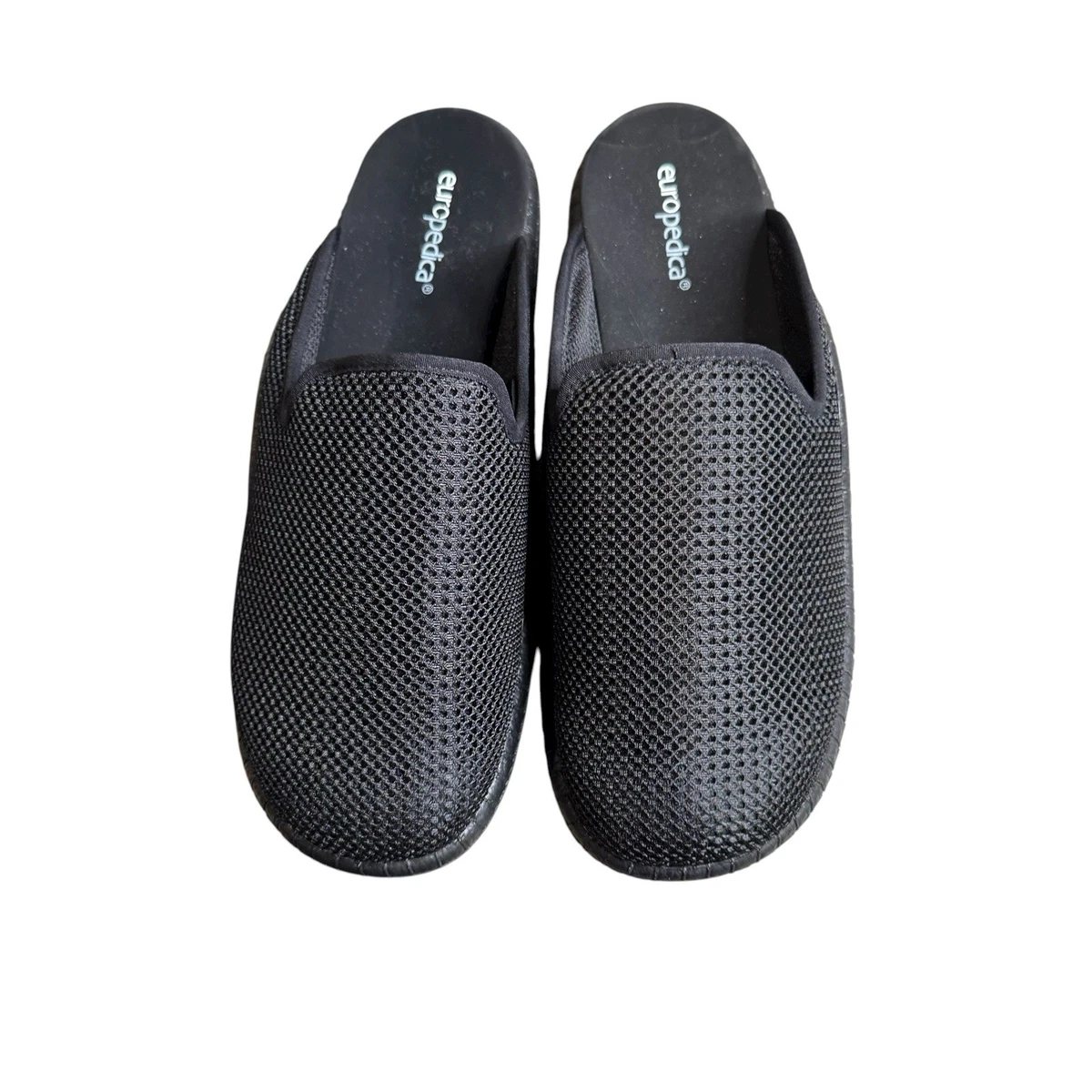 New Europedica Mesh Orthopedic Mule Unisex Slippers Black 42 S5 Mesh Upper Slippers for Men for sale | eBay main image 4
