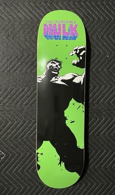 HUF Skateboards Marvel Incredible Hulk Skateboard Deck | eBay