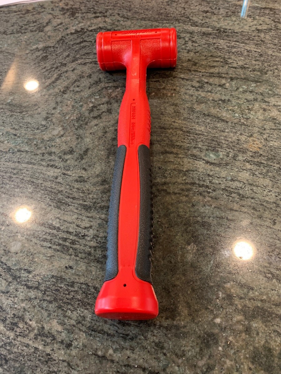 Snap-On hbfe24 24oz soft grip dead blow hammer red | eBay