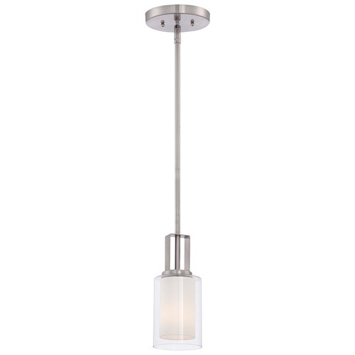 Minka Lavery Parsons Studio 1 Light Mini Pendant, Brushed Nickel - 4101-84