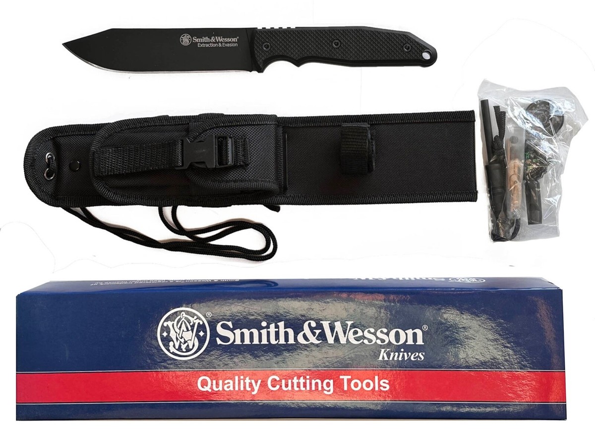 Smith & Wesson サバイバル・ナイフ Smith & Wesson S&W Extraction and Evasion Fixed Blade Knife +