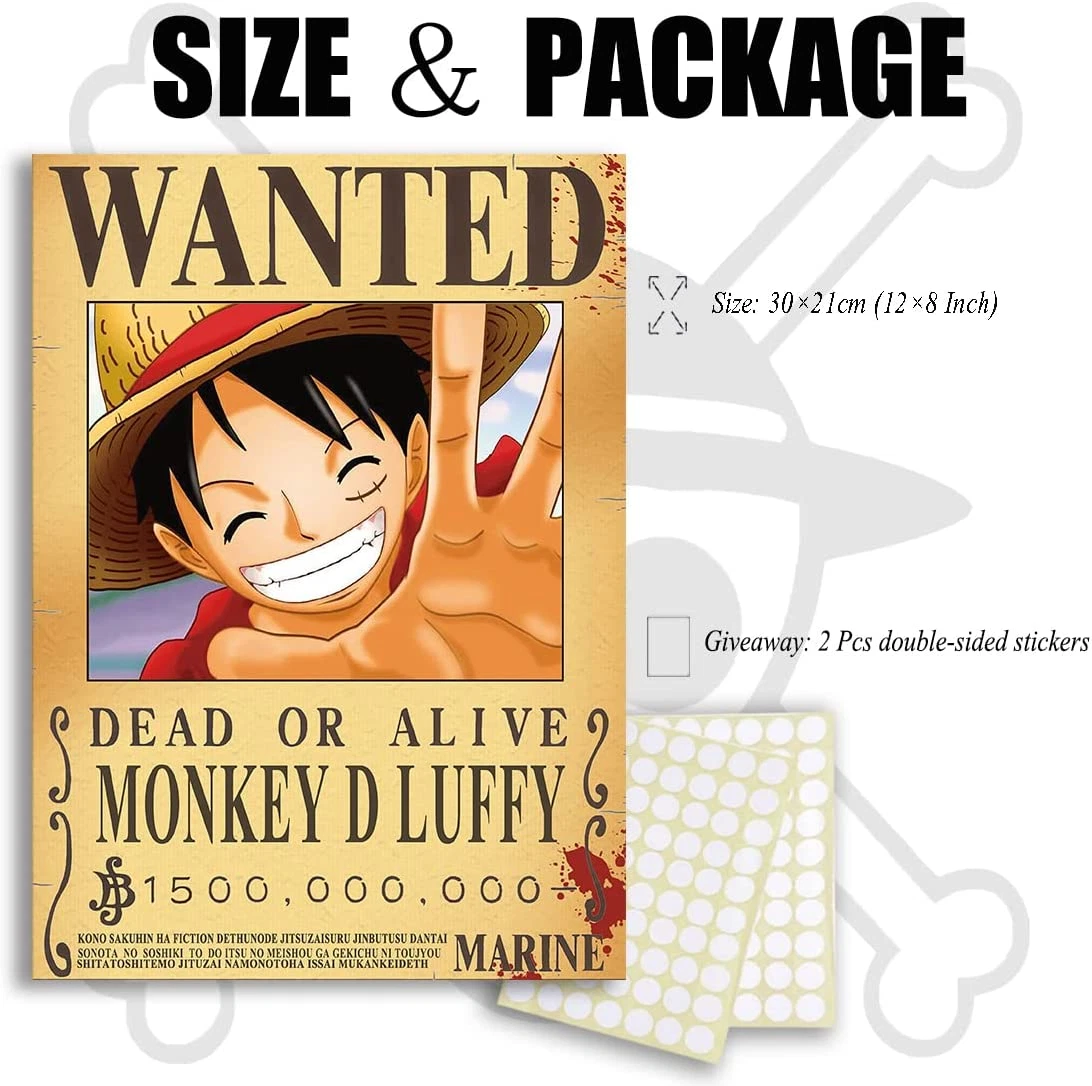Straw Hat Pirates Wanted Posters