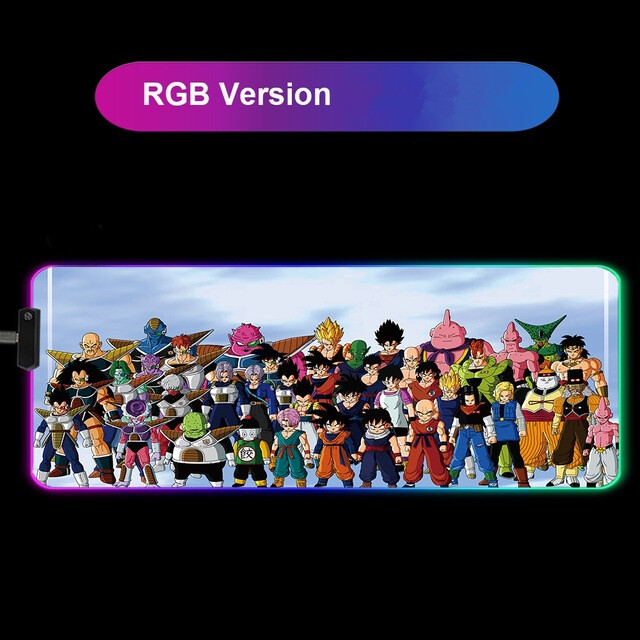 Large RGB Gaming Mouse Pad with LED Backlight for Gamers