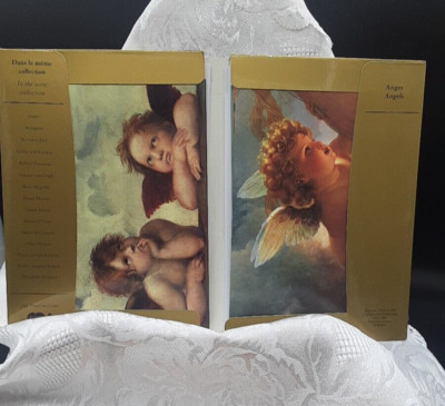 2002 Angel Cupid Cherub Notecard / Envelopes France Quality Set 1 missing R.M.N