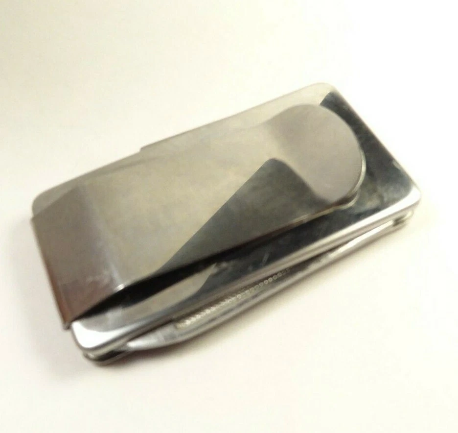 MAN OF GOD MULTI TOOL KNIFE MONEY CLIP SCISSORS BLADE ISAIAH 40:31 SILVER TONE - Изображение 4 из 4