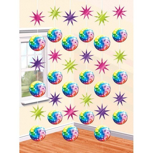 Años 70 Disco Fiebre Cuerda Decoración Cumpleaños Tema Fiesta Decoración Suministros 1970 - Imagen 5 de 5