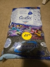 Carib Sea Arag Alive Hawaiian Reef Aquarium, 20 Pound, Black Seachem Aquavitro