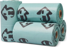 60 Count Cat Litter Waste Poop Bags Scented for Cat Litter Scoop, Cat Litter Clu