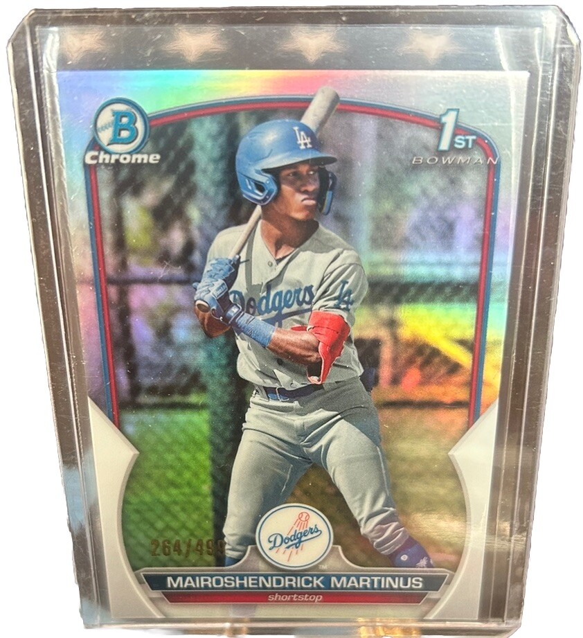 MAIROSHENDRICK MARTINUS 2023 Bowman 1st Refractor /499 LA Dodgers BCP-55