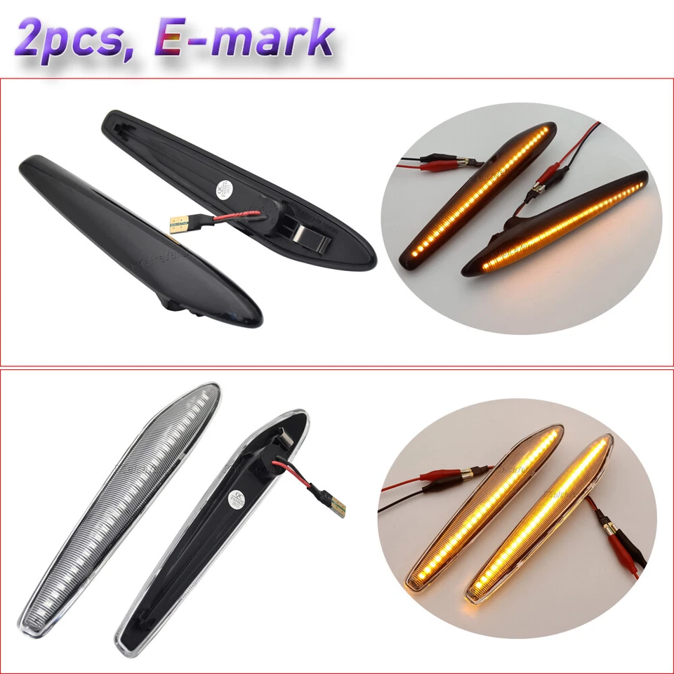 Luz LED dinámica lateral para Alfa Romeo 159 tipo 939 Brera Spider 2006-2012 Foto 2 de 4