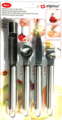 ALPINA - KÜCHENWERKZEUG-SET FÜR OBST * KITCHEN TOOL SET FOR FRUIT - 4 Teile Pcs.