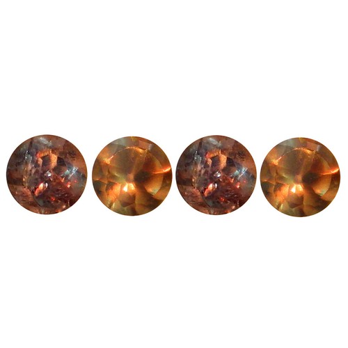 0.33 ct (4 pcs Lot) Good-looking CALIBRATED SIZE(3 x 3 mm) Round Alexandrite - Picture 3 of 3