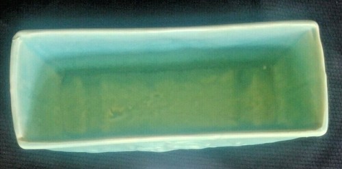 Roseville Style Pottery Baby Blue Planter 9.5"x3.5"x3.5" Very Clean Vase - Picture 5 of 9