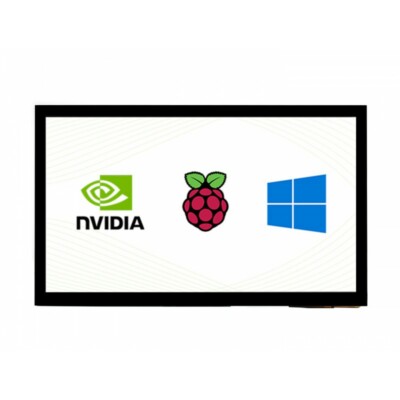 Waveshare 10.1inch Capacitive Touch Screen LCD 1024×600 HDMI IPS Touch for RPI