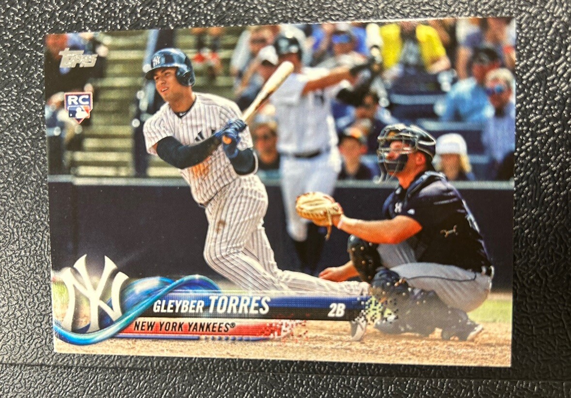 Gleyber Torres RC Image Variation 2018 Topps Series 2 SP Rookie RC #699 Yankees