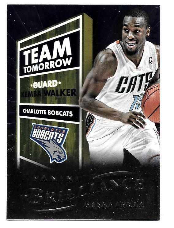 KEMBA WALKER 2012-13 Panini Brilliance Team Tomorrow #1 Rookie RC Bobcats Knicks