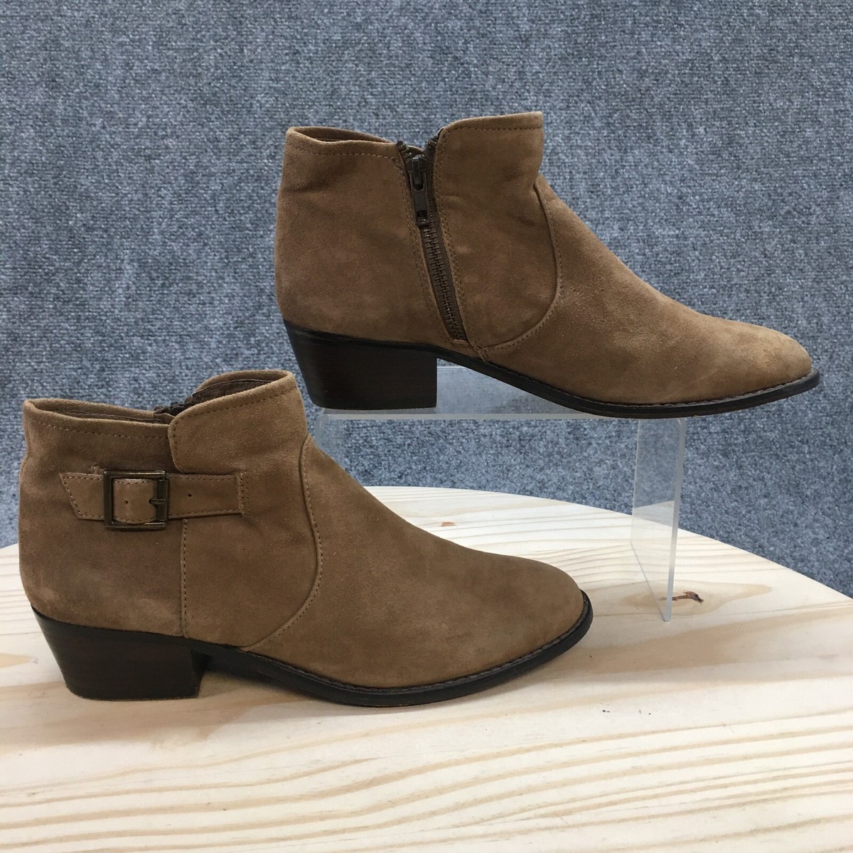 Steve Madden Ankle Boots Womens 9M Brown Prizzze Almond Toe 