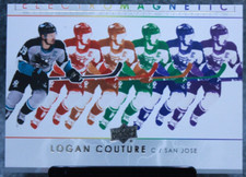 Logan Couture Miscut Electromagnetic 2021-22 Upper Deck Hockey Series 1 #EM-28